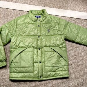 FA puffer jacket avocado green size L